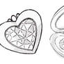 ChibiMoon Prism Heart Compact (Outside and Inside)