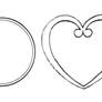 Circle, Heart and Star Motifs