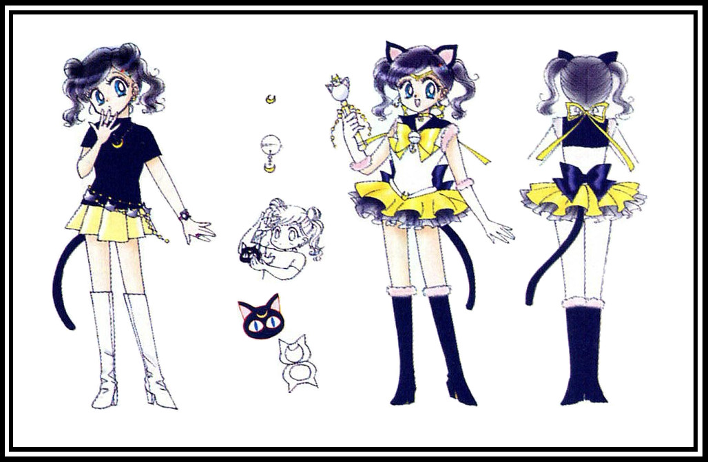 Sailor Luna (Materials-esq Concept Art)