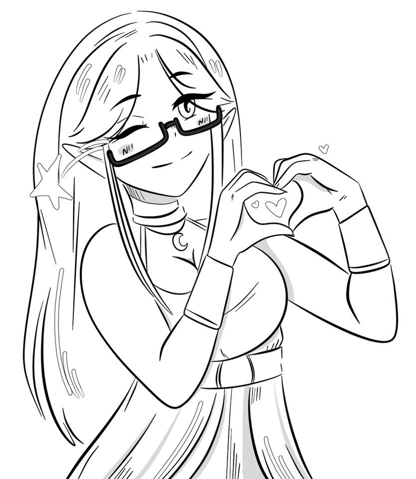Arissa Colouring In Arissa Heart by Naxxramic on DeviantArt