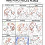 Blushing Faces Meme