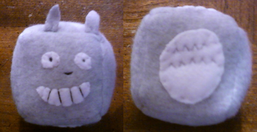 Totoro Plush Cube