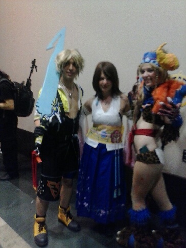 Tidus, Yuna, Rikku - Anime Boston 2013