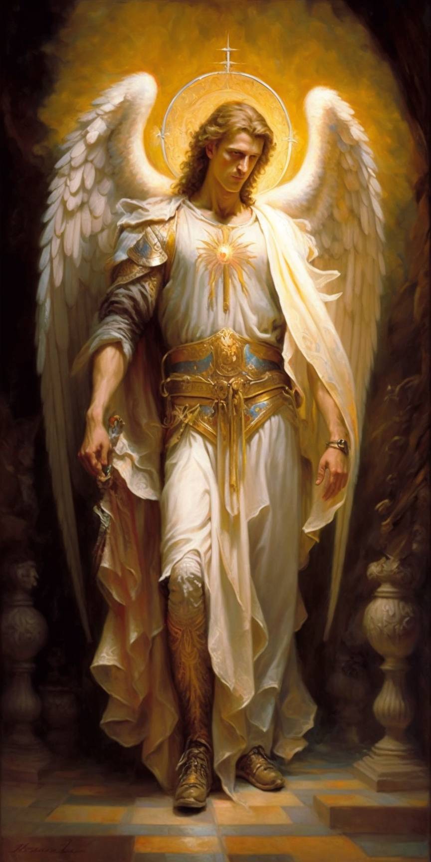 archangel gabriel .. God is my strength by enkrat on DeviantArt