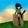 Noodle on a box - Gorillaz