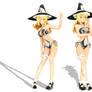 .:MMD TOUHOU Marisa Kirisame Swimsuit DOWNLOAD:.