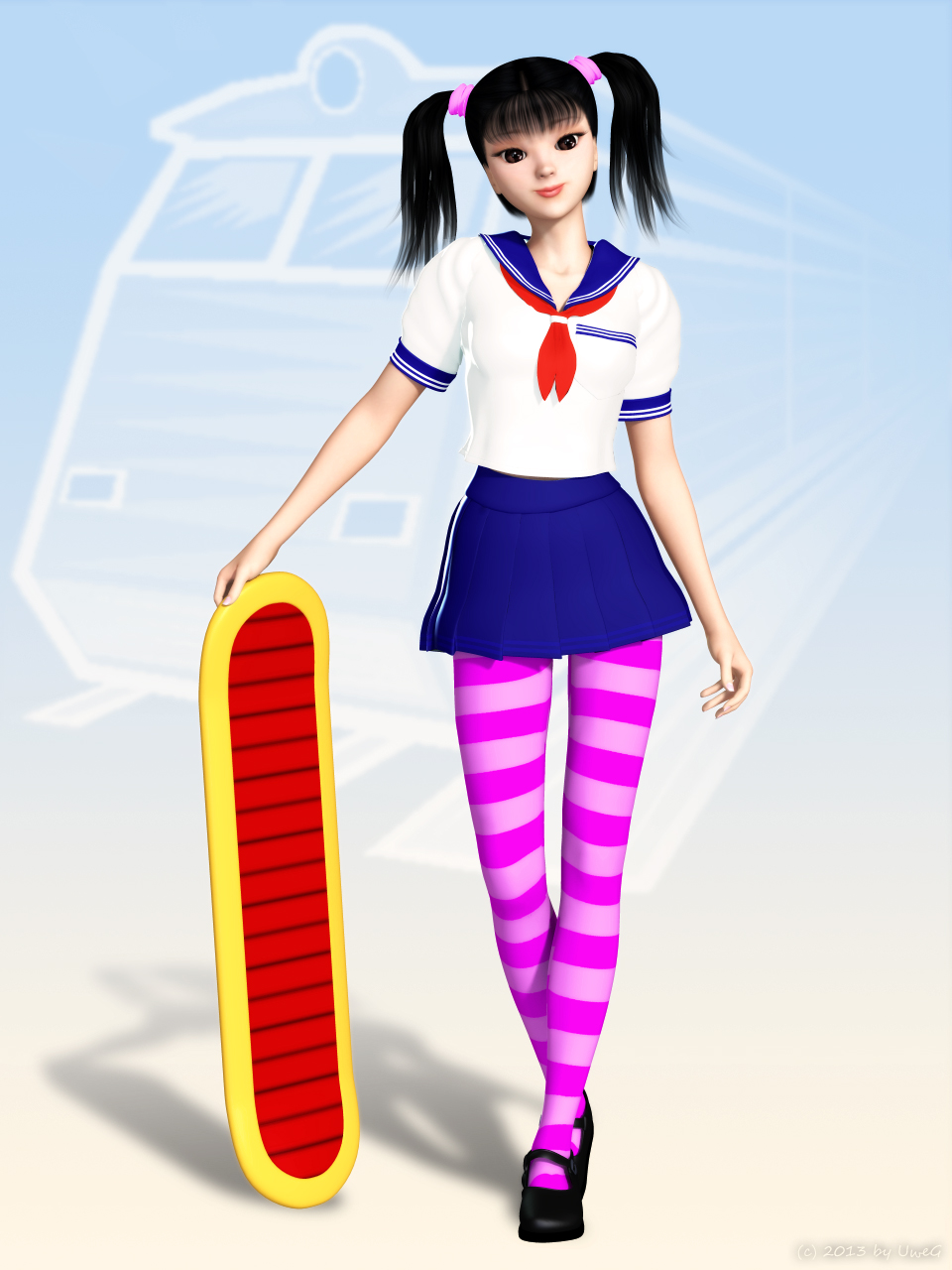 Subway surfers Harumi Cosplay Costume