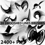 Swoosh Photoshop brushes