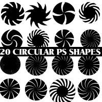Circular Custom Shapes by Brushportal on DeviantArt