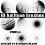 Halftone Free Photoshop Brush Pack