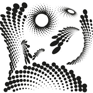 Dots Photoshop brush set