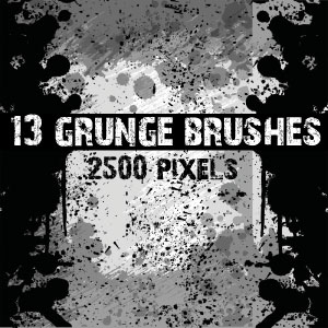 Grunge Photoshop Brush Pack