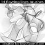 Flowing Lines Brushes by Brushportal - 2500 pixels