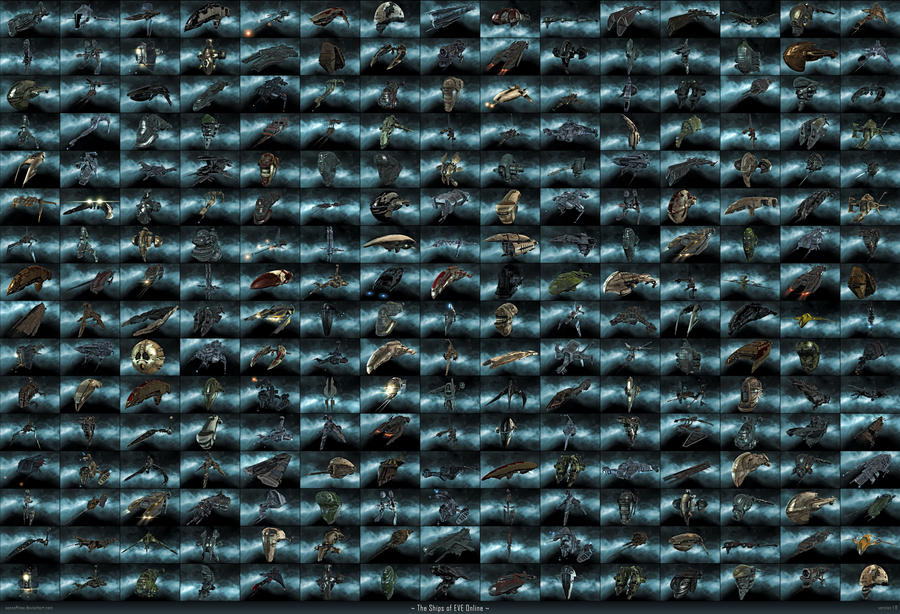 The Ships of EVE Online Poster by AeonOfTime on DeviantArt