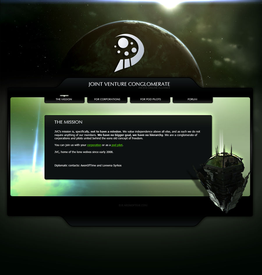 EVE Online: JVC Alliance by AeonOfTime