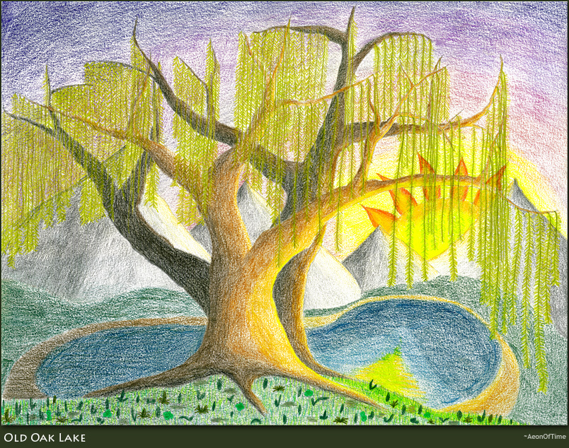 Old Oak Lake by AeonOfTime