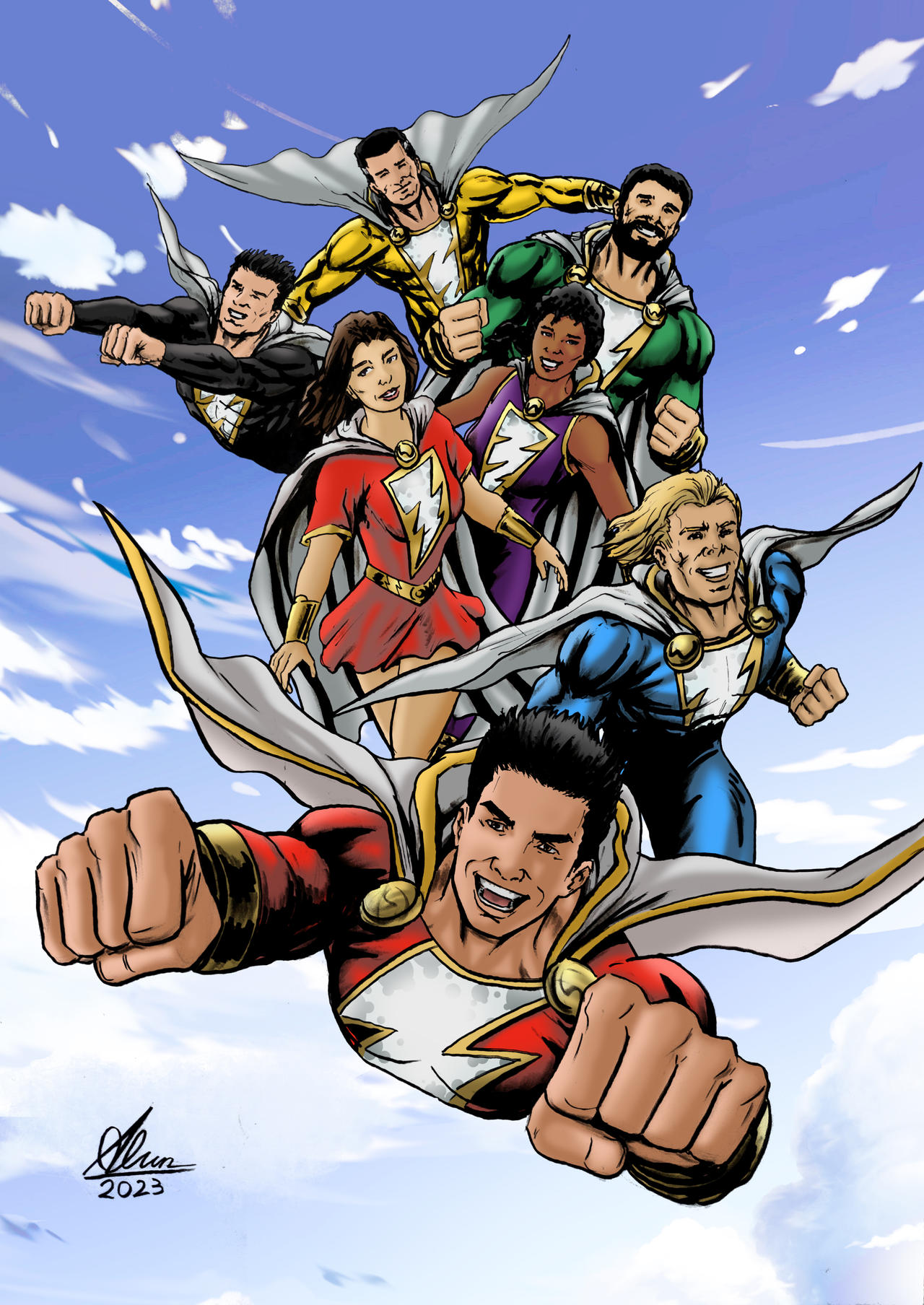 Shazam Family by 4l4n17 on DeviantArt Shazam Family by 4l4n17 on DeviantArt