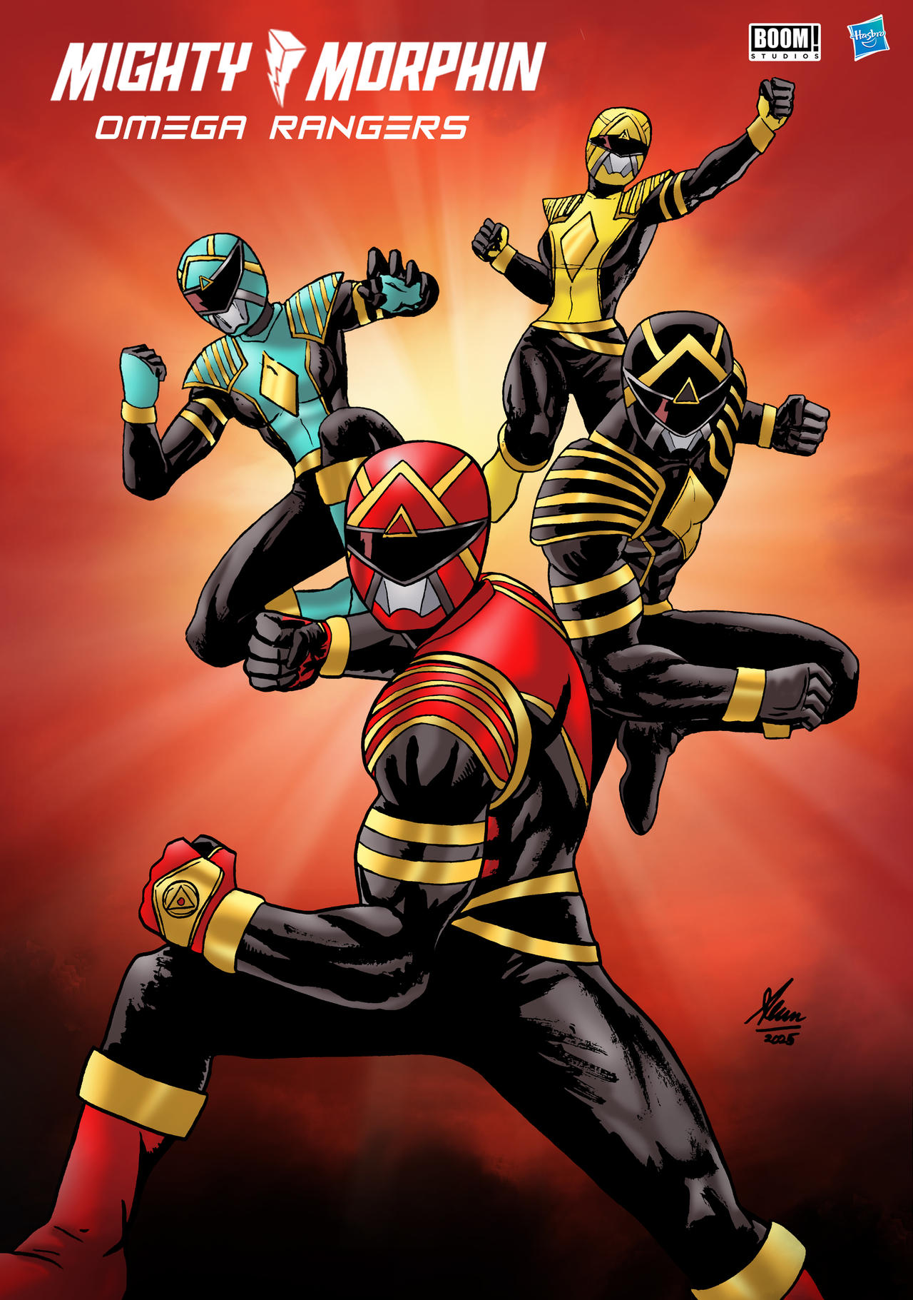Omega Ranger Cast Mighty Morphin Omega Rangers by 4l4n17 on DeviantArt