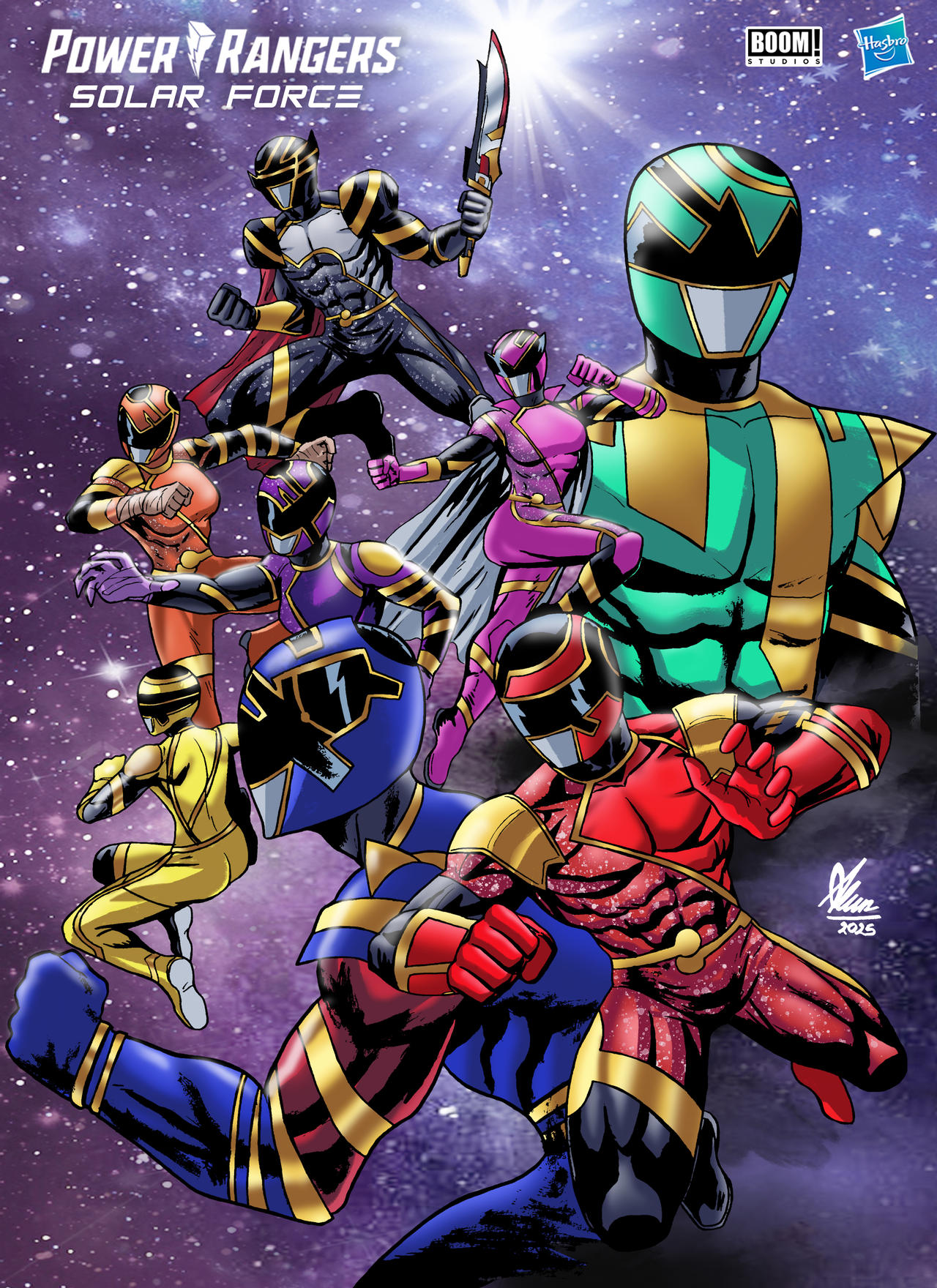 Solar Purple Ranger Solar Rangers by 4l4n17 on DeviantArt