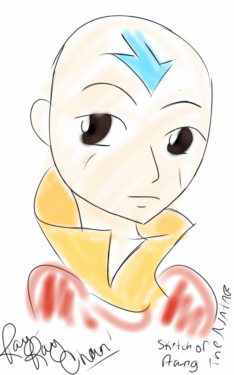 Sketch of Aang 