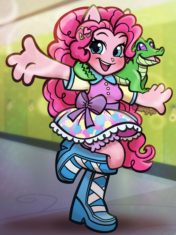 EQG Pinkie Pie 'n Gummy