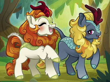 MLP Autumn Blaze and Blossom Burst