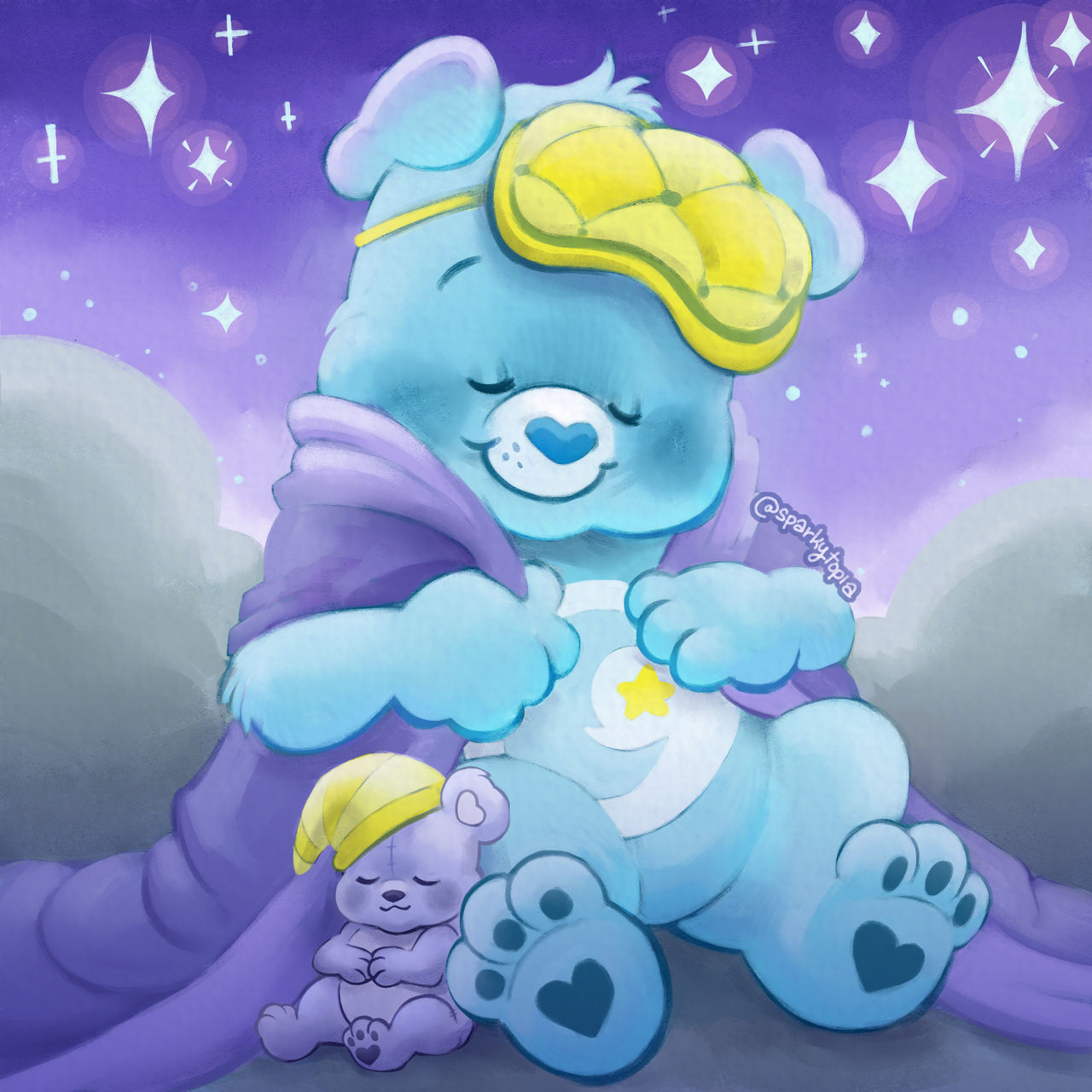 Bedtime Bear's Starlit Nap