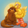 Big Bird And Snuffy