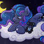 Pony Naptime YCH - Princess Luna