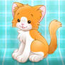 Webkinz Gold and White Cat