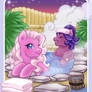 Kimono and Pinkie Pie's Hot Spring Trip