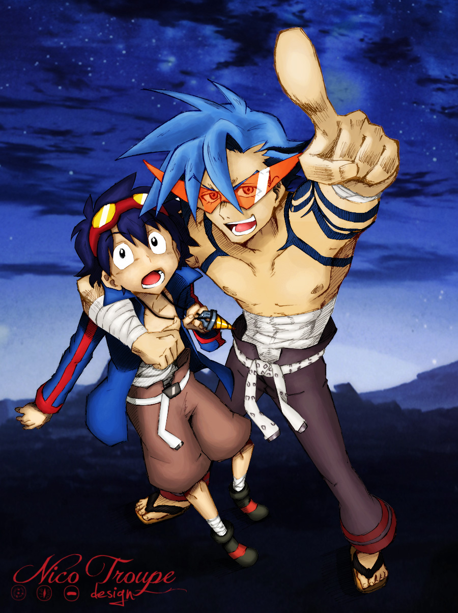 Kamina and Simon