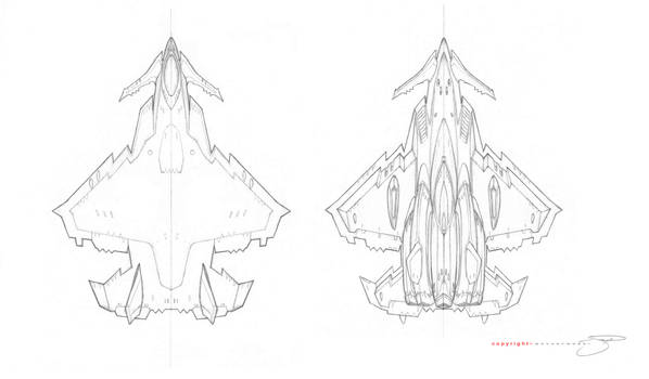 V-21 Dagger Spacecraft Fighter