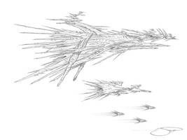 Golipidian Alien Battleship
