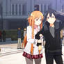 Gun Gale Online : Kirito and Asuna