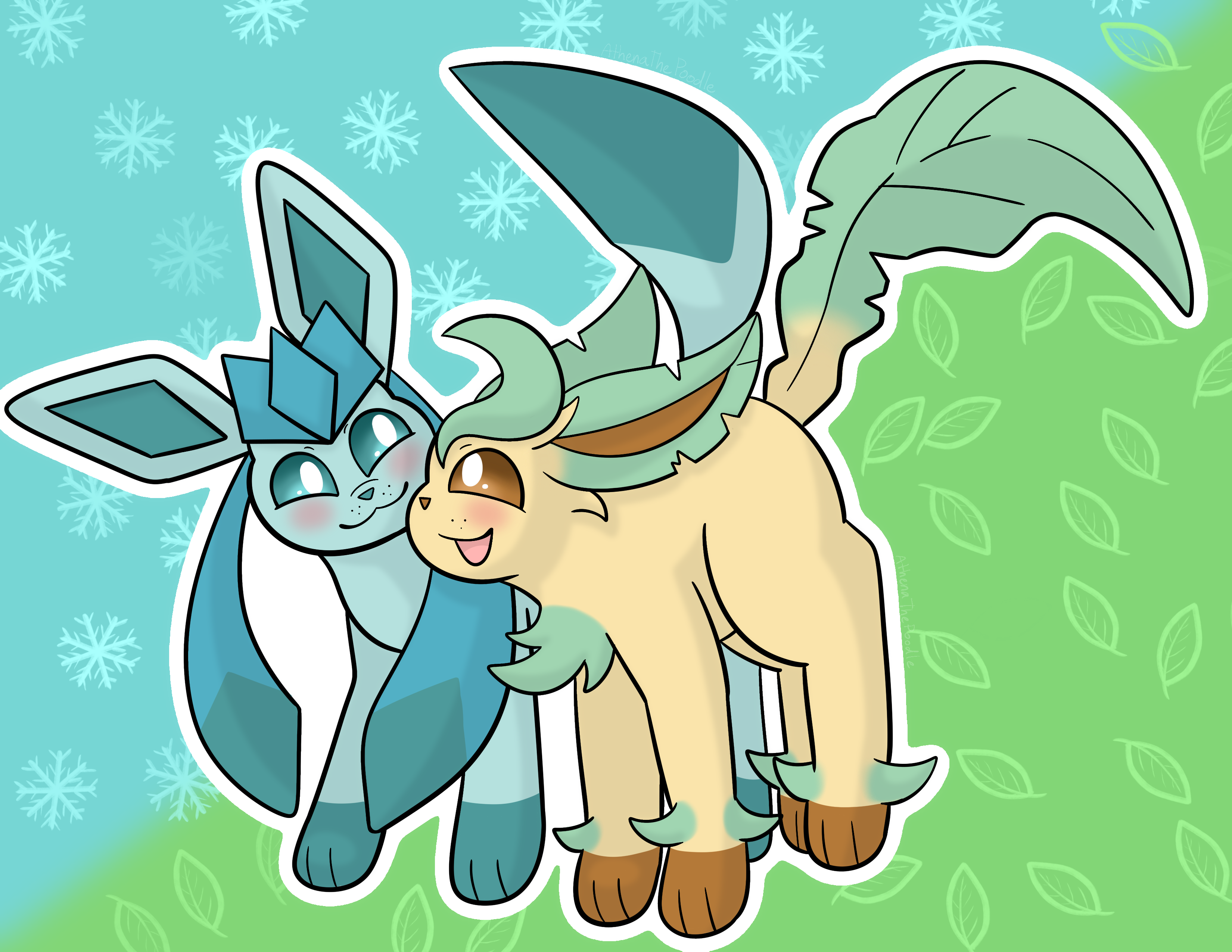Glaceon and Leafeon