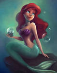 Ariel's Snowglobe by svyre