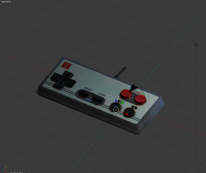 Joystick from NES or Dendy in 3d.