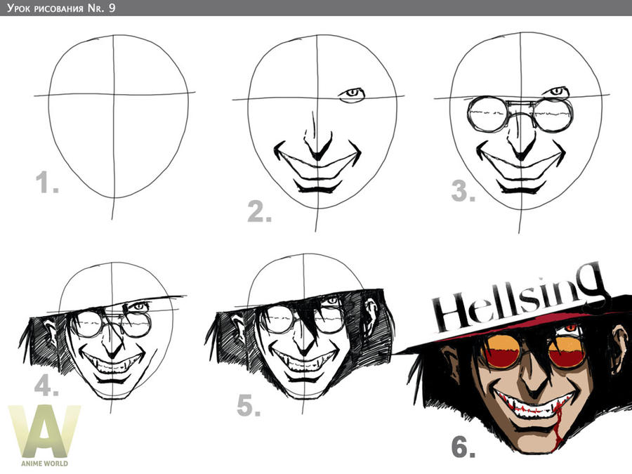Draw Hellsing Hellsing Drawing Lesson by LonWu on DeviantArt