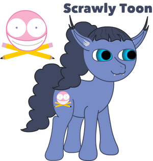 MLP OC: Scrawly Toon