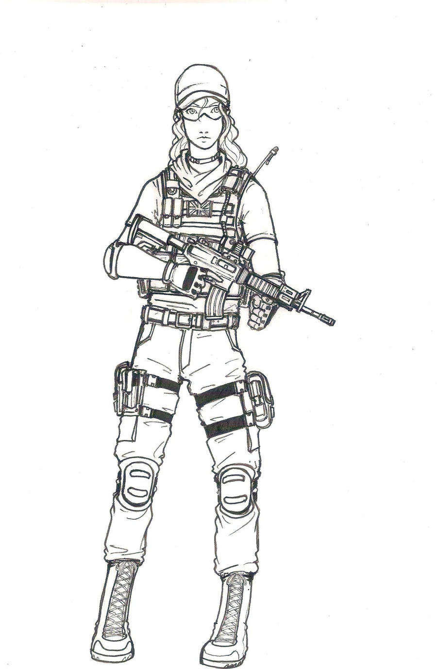 Tf 141 Operators TF 141 operator inked by TChenArt on DeviantArt
