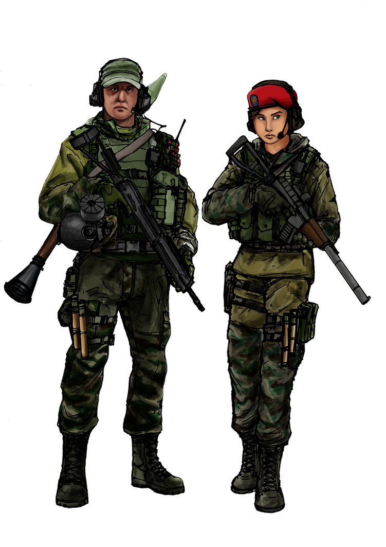 BF4 RU Engineer class (color) by TChenArt on DeviantArt