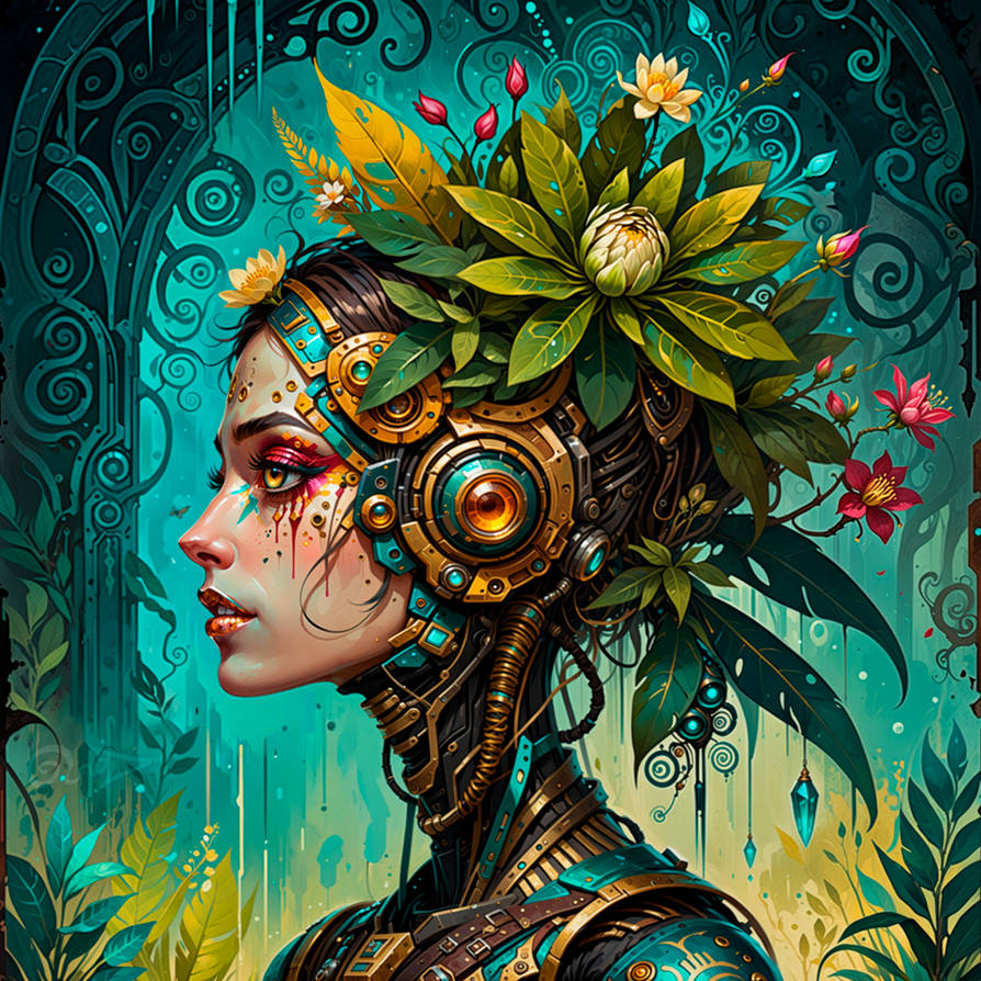 Programmed to Bloom by MadLandArt on DeviantArt