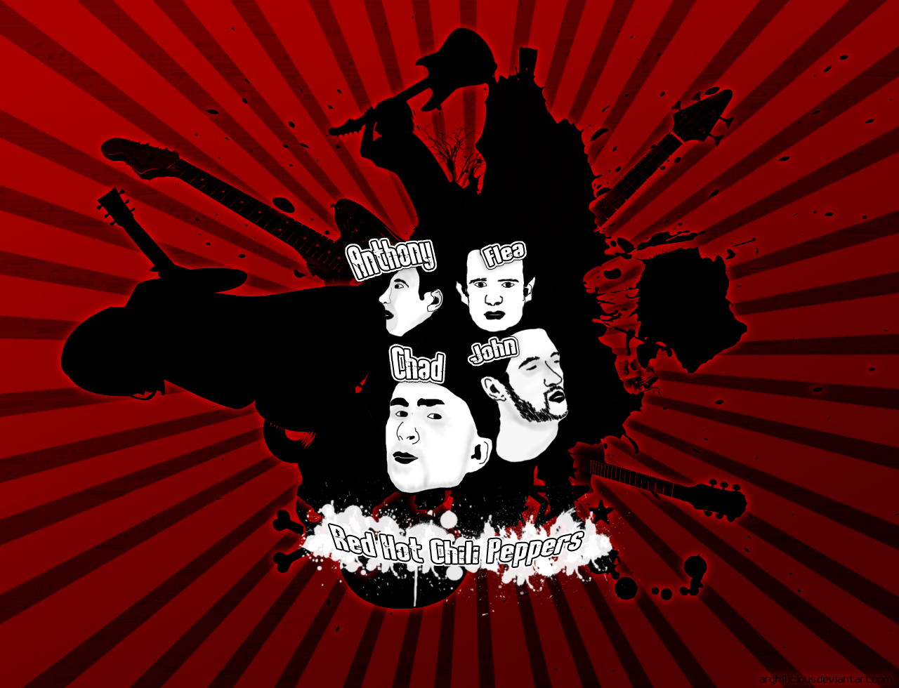 Red Hot Chili Peppers by arghilicious on DeviantArt