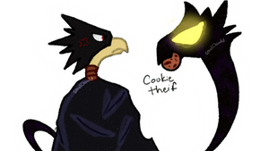 [My Hero Academia] Tokoyami (Best birb boi)