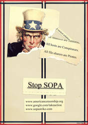 SOPA Poster by ZacharyHogan