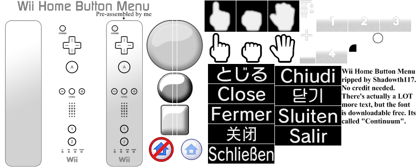 hænge fløjl fantastisk Wii - System BIOS - Wii Home Button Menu by ModelsandSprites on DeviantArt