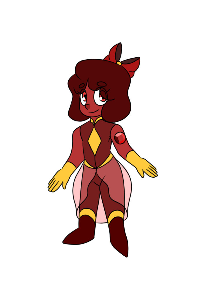 Another Gem OC, Ruby by BlueStarNights on DeviantArt