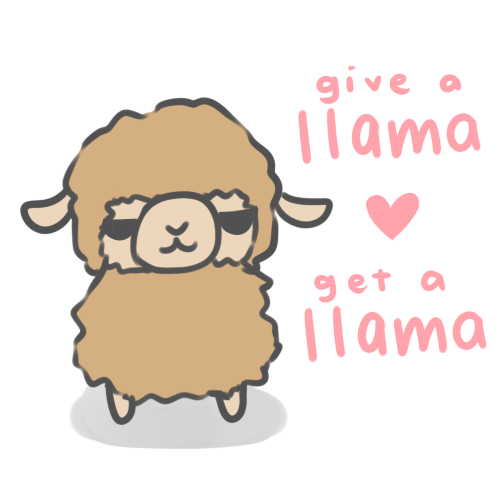 Llama for llama [free to use] by pinkbunnii on DeviantArt