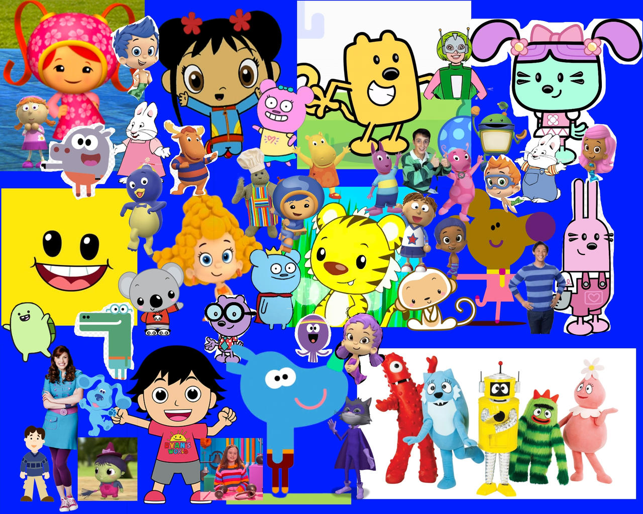 Nick Jr. Computer Flickr Library Nick Jr. Collage by Oddsquadfan on DeviantArt